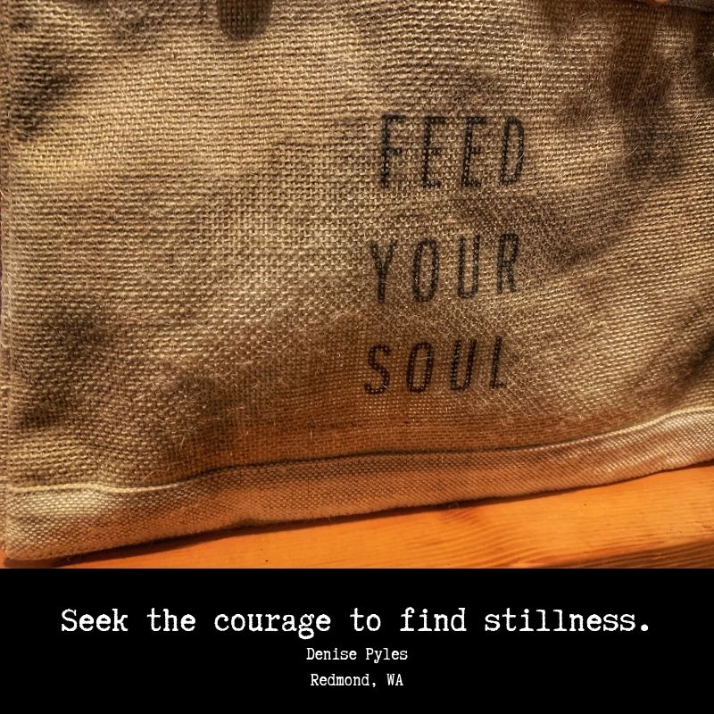 Courage to Find Stillness